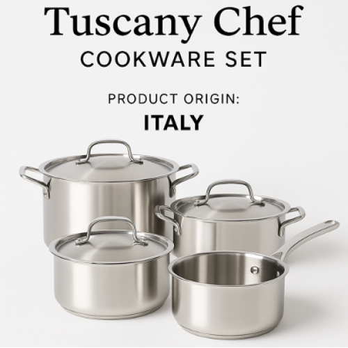 TUSCANY CHEF COOKWARE SET