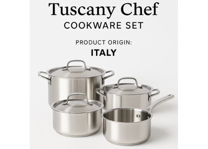 TUSCANY CHEF COOKWARE SET